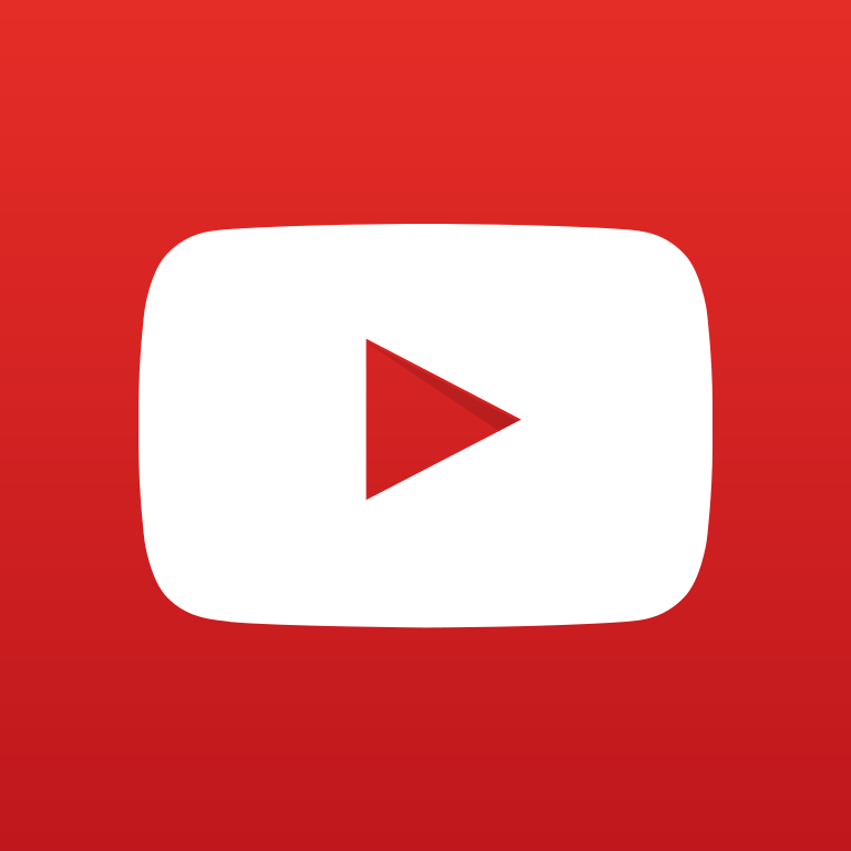 YouTube play button icon